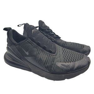 Nike Air Max 270 Mens 10 Triple Black Shoes Athletic Outdoors Casual AH8050-005